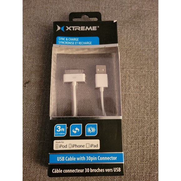 Xtreme Cell Phones & Accessories Xtreme 3 Ft Usb Cable With 3 Pin